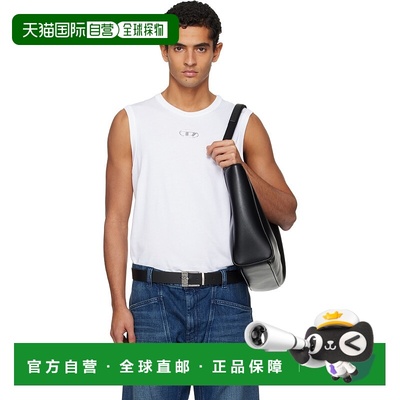 香港直邮Diesel 迪赛 男士 白色 T-Bisco-Od 背心 A153720CLBR
