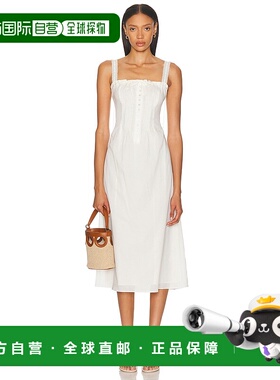 香港直邮Staud 女士 Matilde 连衣裙 R25P2173VL white白色 舒适