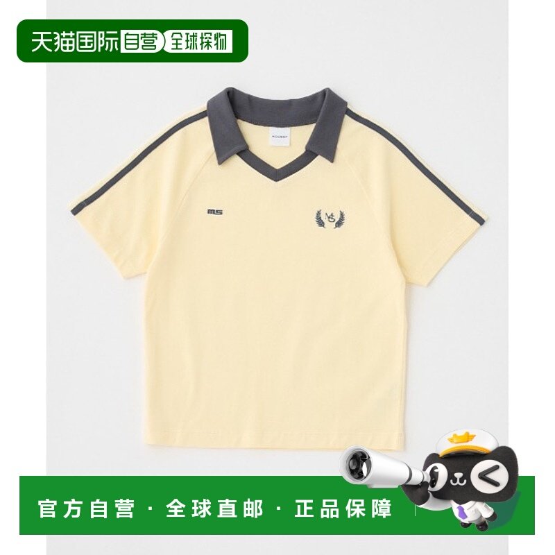 1h可退 日本直邮MOUSSY女士复古风格TINY SOCCER短袖T恤 010HSL90