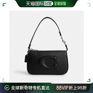 美国直邮COACH Nolita 19 CR364 银色/黑色