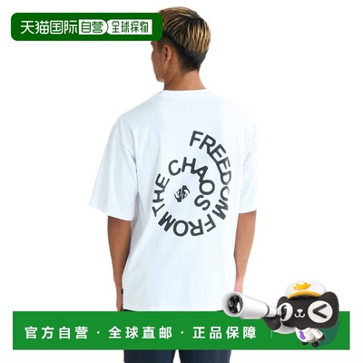 日本直邮Quiksilver FREEDOM FROM 男士半袖T恤 25SUQST252012 白