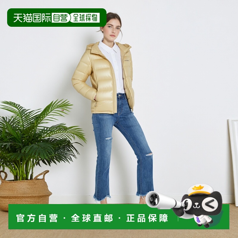 1h可退 日本直邮Montbell 羽绒服连帽外套女户外防风保暖1101709