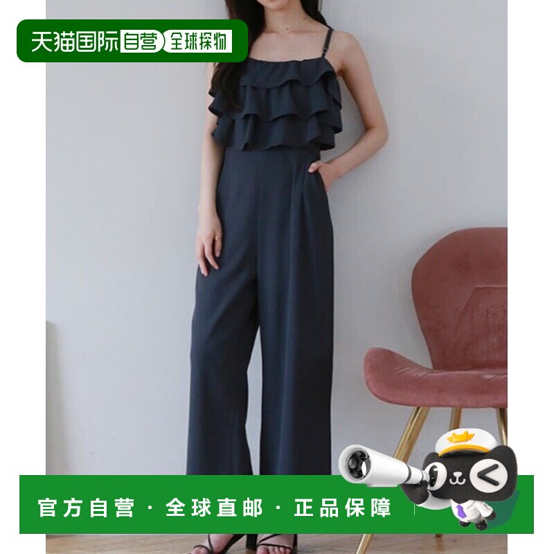 日本直邮fifth 女装 三层荷叶边连体背带裤 ES26F【付后1h可退】