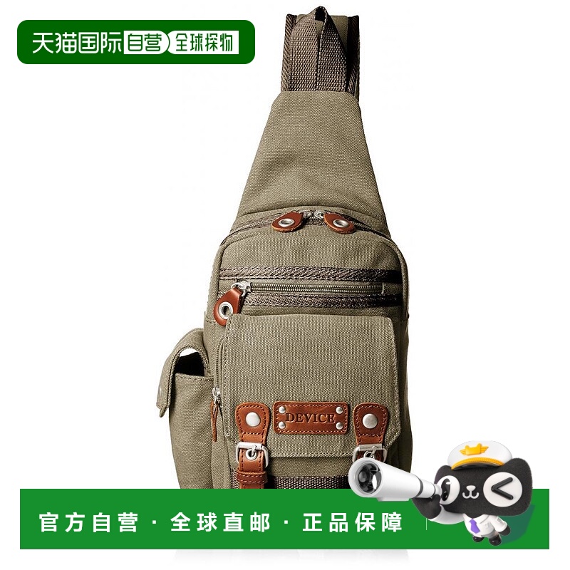 【日本直邮】DEVICE斜挎包卡其色大容量单肩日常通勤包时尚百搭款