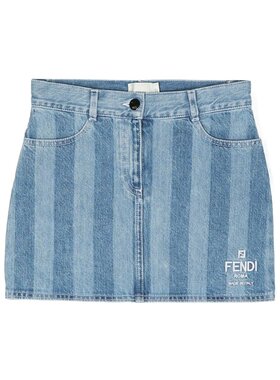 Fendi 徽标牛仔半身裙 JFE142ARSF