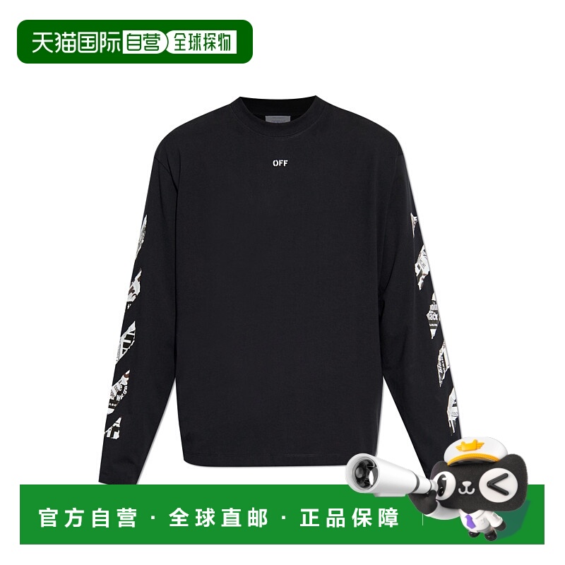 1h可退 香港直邮OFF-WHITE 男士T恤 OMAB09CF25JER0021001 AW2025