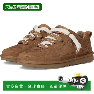 自营Ugg Lo Lowmel 1166490K-CHE运动童鞋栗色绒面生活鞋GUG63-棕