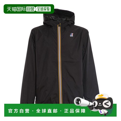 1h可退 欧洲直邮K-WAY 男士夹克 K004BD0USY CO 黑色 Claude Hood