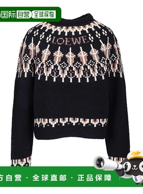 香港直邮LOEWE 女士针织衫 S359Y14KIB4746 SS2026 花色 圆领长袖
