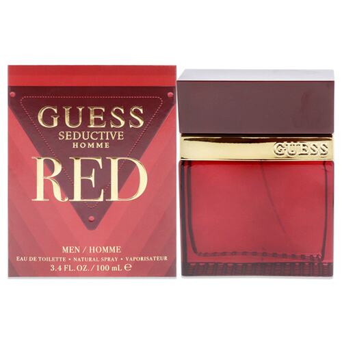 美国直邮GUESS诱人的红色男士淡香水EDT自然独特经典芬芳100ml