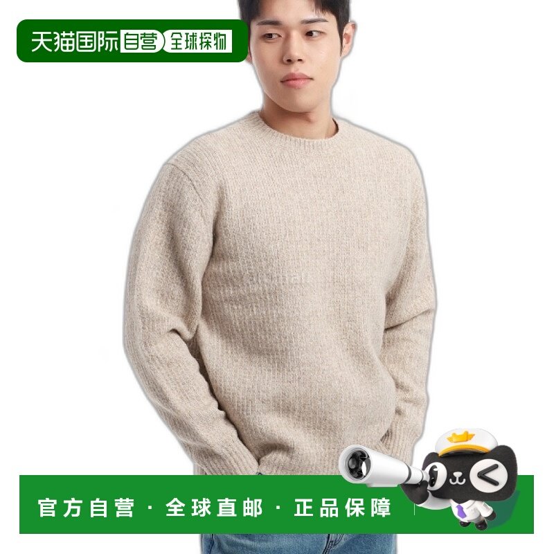 韩国直邮SUNFLOWER 牦牛毛衣米色 (3033) 圆领针织羊毛针织衫