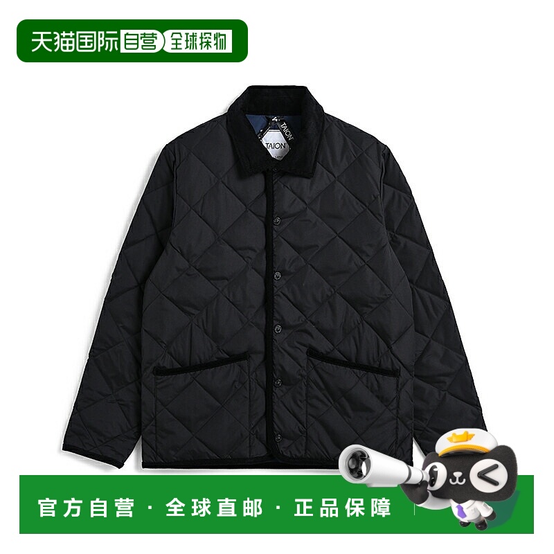 日本直邮TAION 城市滚边领羽绒开衫 TAION-109CI