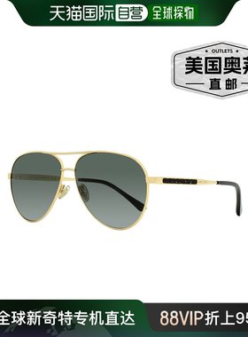 Jimmy Choo 女士飞行员太阳镜 Jimena 2M29O 金色/黑色 60 毫米 -