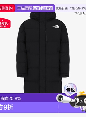 韩国直邮THE NORTH FACE北面羽绒服休闲保暖连帽长款外套NC1DR50J