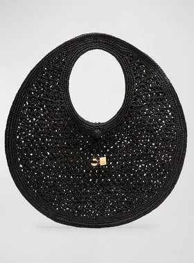 Jacquemus|Le Rond 拉菲草手提包