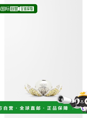 自营1h可退 欧洲直邮LOEWE/罗意威 女士银色/黄色纯银/水晶吊坠