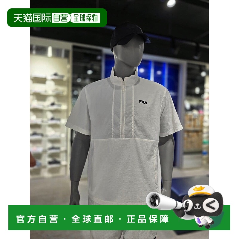 韩国直邮FILA [坡州店] 惠拉 Uni Seersucker 短袖风衣（FS2JKG24
