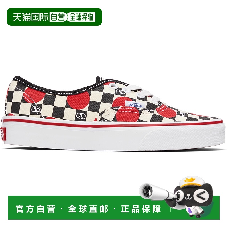 香港直邮valentino 华伦天奴 男士 灰白色 Vans 联名 VLogo Check