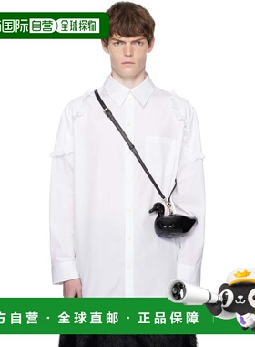 1h可退 香港直邮Simone Rocha 蒙娜 罗莎 男士 白色 Ruffle Shoul