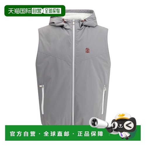 香港直邮Brunello Cucinelli 无袖连帽马甲 MM49A7432G