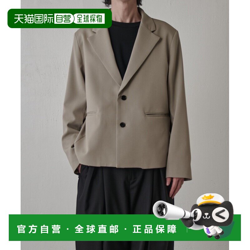 日本直邮Lui's男装双层面料短款修身西装外套 LUZ2061107A0016