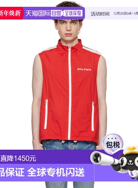 香港直邮Palm Angels 棕榈天使 男士 红色 Classic 马甲 PMEA217C