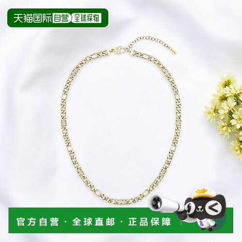 自营欧洲直邮HUGO BOSS雨果BOSS BLACK 双 B 字母金链项链