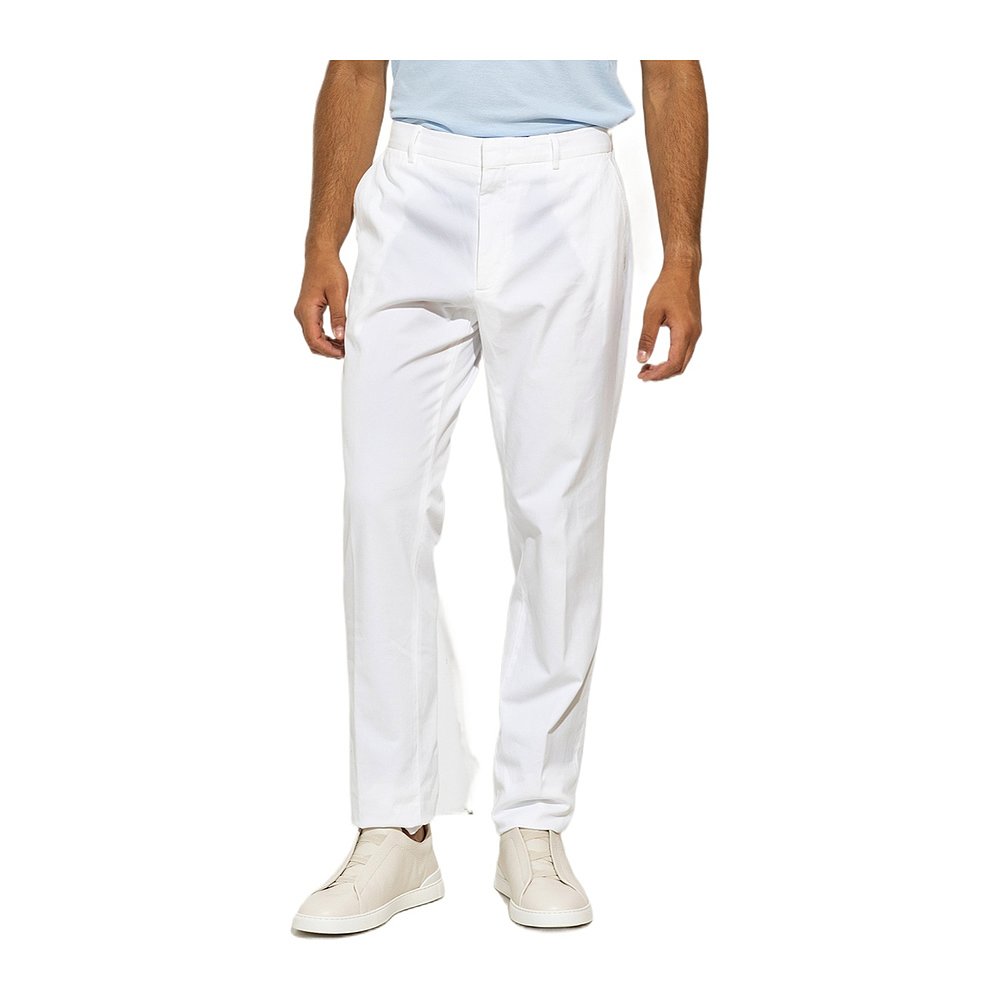 Zegna 杰尼亚 男士 腰带环休闲裤 UEI17A8TR00