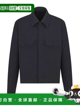 香港直邮Dior 条纹羊毛夹克 583C208B1002迪奥