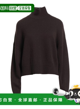 香港直邮THEORY 希尔瑞 女士 高领上衣 brown棕色 舒适时尚