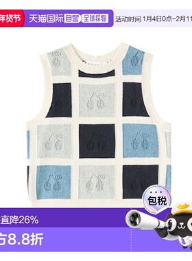 1h可退 香港直邮潮奢 golden goose 女童 Elda 棉质羊绒毛衣马甲