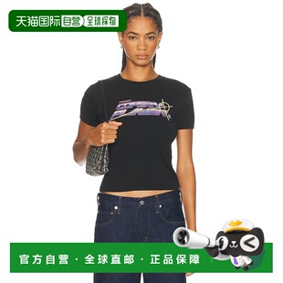 1h可退 香港直邮Coperni 女士 口号童趣T恤 COPJS07PF5017女装