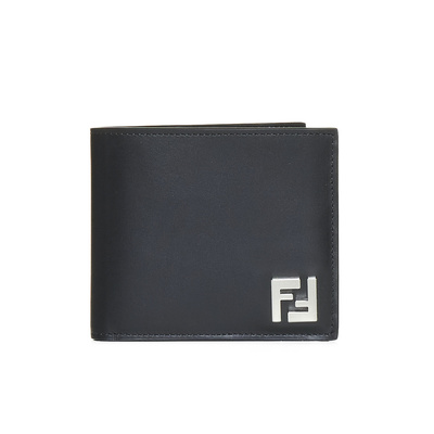 香港直邮FENDI 男士钱包 7M0356AFF2F0GXN AW2025 黑色 FF Bi-fol
