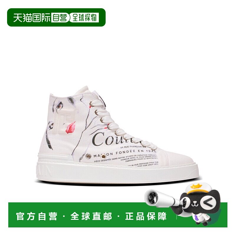 香港直邮BALMAIN 女士运动鞋 EN0VG744TVPC3AX AW2025 白色 B-Cou