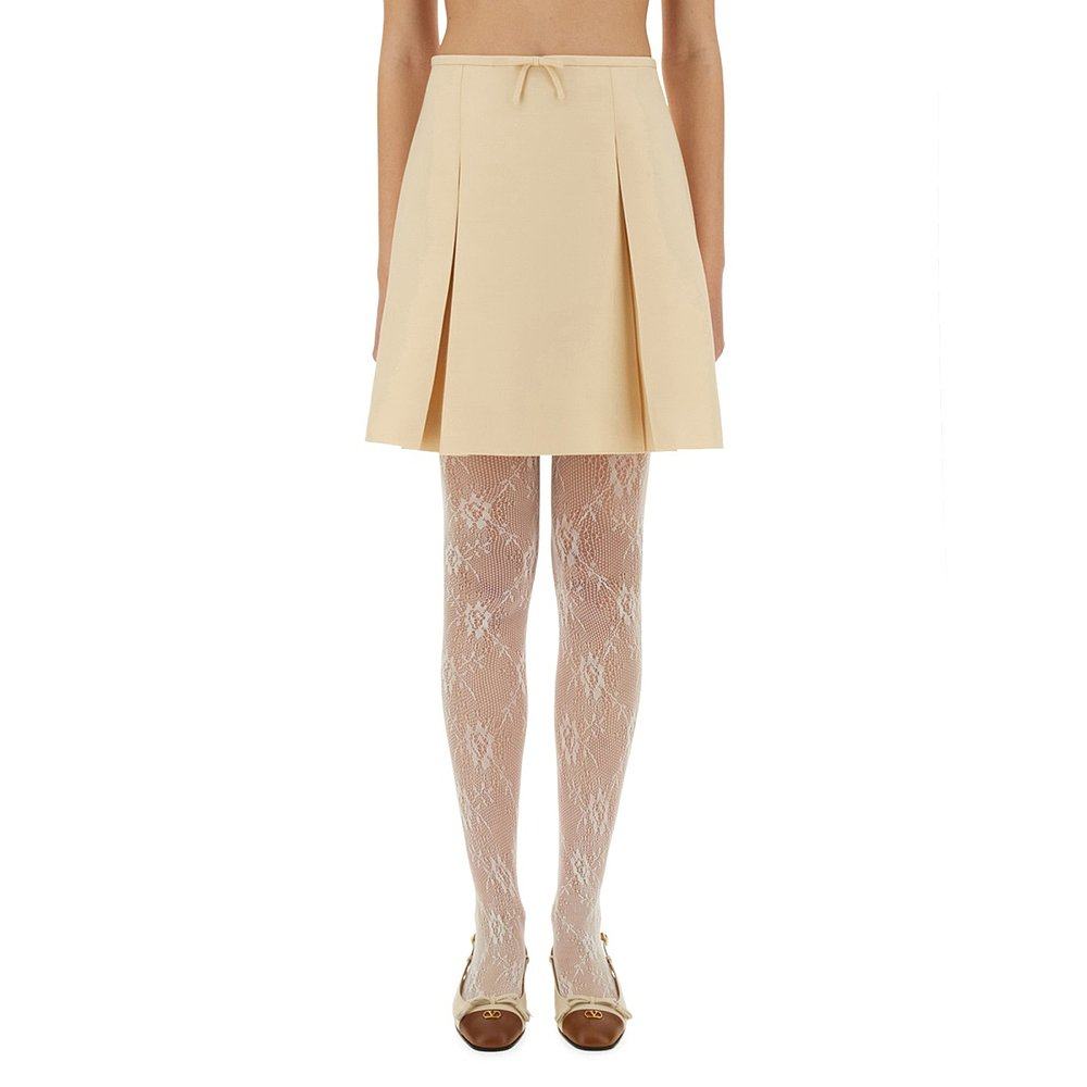 VALENTINO 女士半身裙 6B0RADF51CFET5 SS2025 浅棕色