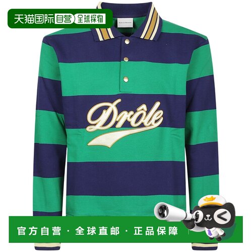 Drole De Monsieur 男士T恤 MPL183CO324GREEN AW2026