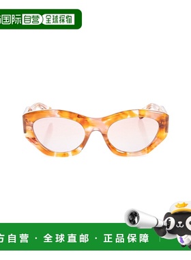 香港直邮CHLOÉ 女士太阳镜 CH0220S0013 AW2025 橙色 Sunglasses