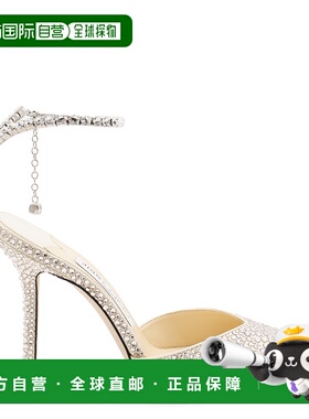 1h可退 香港直邮潮奢 Jimmy Choo 周仰杰 女士 水晶浅口鞋 SAEDA1