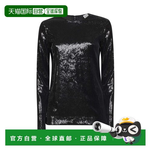 1h可退 香港直邮TOTEME 女士卫衣 261WRT0732FB0593001 SS2026 黑