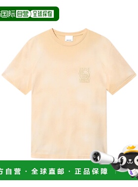 香港直邮Isabel Marant 褪色徽标短袖T恤 TS0052HCD1N05H