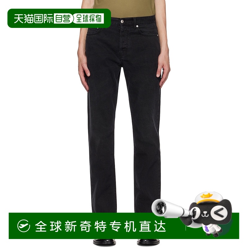 香港直邮潮奢 Sefr 男士 黑色 Straight Cut 牛仔裤 SS22STRAI