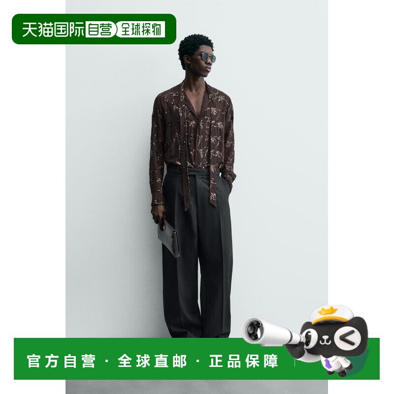 日本直邮Zara亮片 半透明衬衫长袖