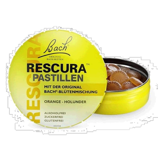 德国药房BACH巴赫花精糖盒含片50g减压紧张焦虑心慌不安樱桃