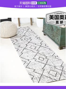 jonathan yCarwa Tribal Diamond Trellis 室内/室外区域地毯 - /