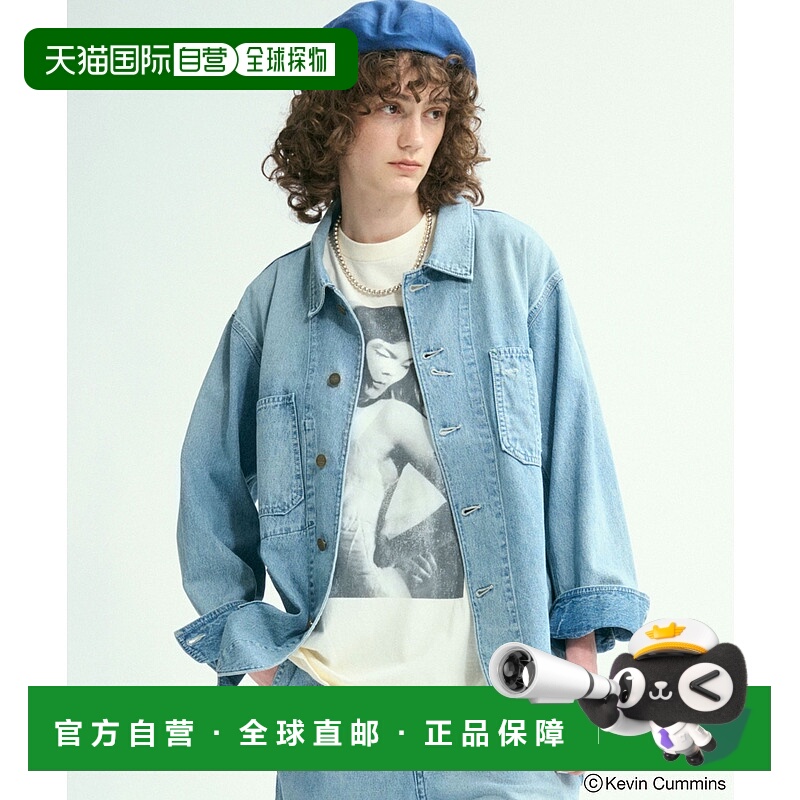 1h可退 日本直邮Johnbull 男士女士复古短款牛仔工装外套 HE251L0