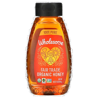 香港直发Wholesome蜂蜜有机无麸质清甜原装进口瓶装454g天然纯正