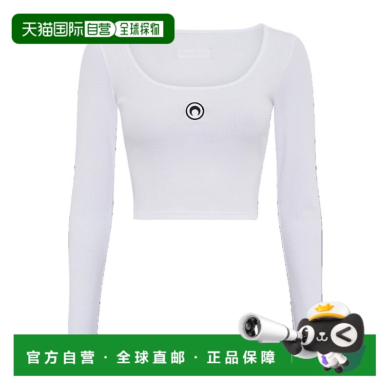 1h可退 香港直邮MARINE SERRE 女士T恤 WTT033ACJER001110 SS2025