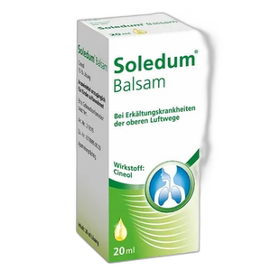 欧洲直邮SOLEDUM 200mg桉叶油素止咳消炎滴剂 20ml 2岁+ 德国小药