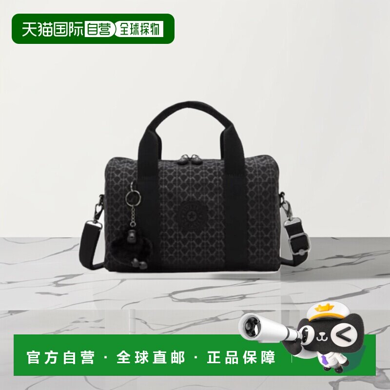 韩国直邮kipling 黑色斜挎包 旅行包 BinaM KOABT08 SIEB尼龙