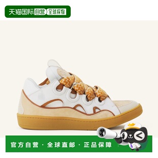 1h可退 香港直邮Lanvin 朗雯 女士 OPTIC 'Honey' 白色运动鞋 FUS